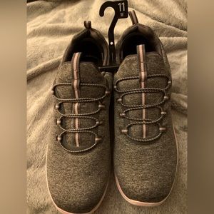 Brand New Tennis shoes Athletic Works. 11W Comfort Fit Memory Foam-Grey & Pink